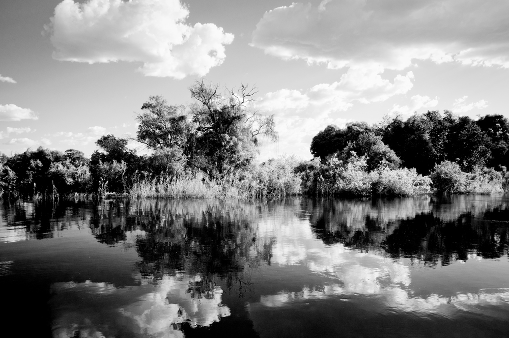 Playing with reflections, B&W