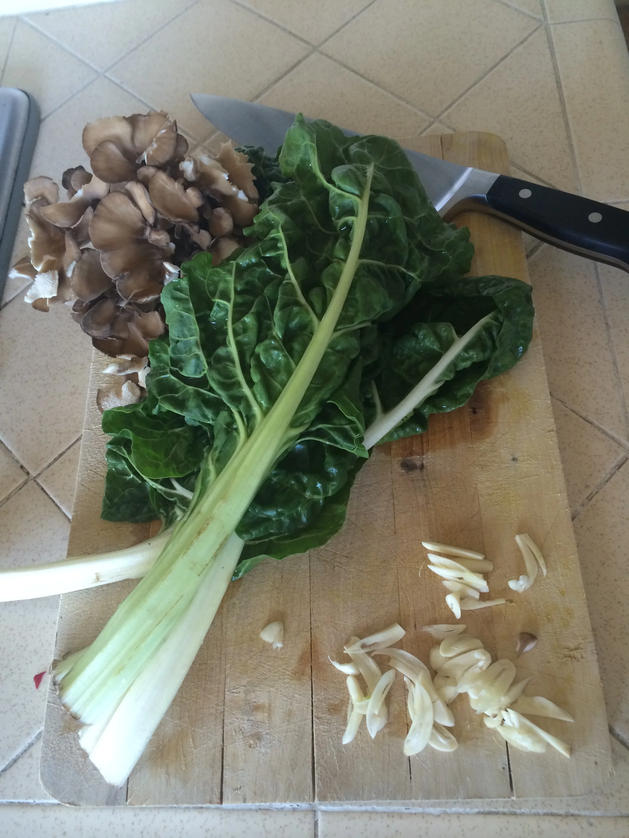 Ingredients plus new Wustoff knife that makes everything better!