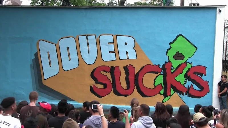 "DOVER SUCKS" Mural Design - truTV's IMPRACTICAL JOKERS