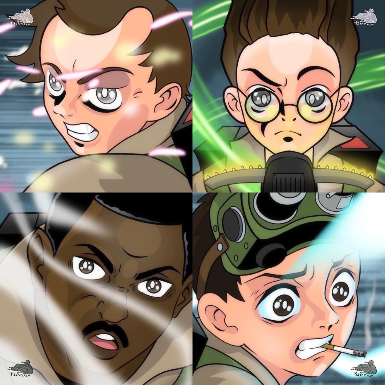 Ghostbusters (1984) - Anime Style