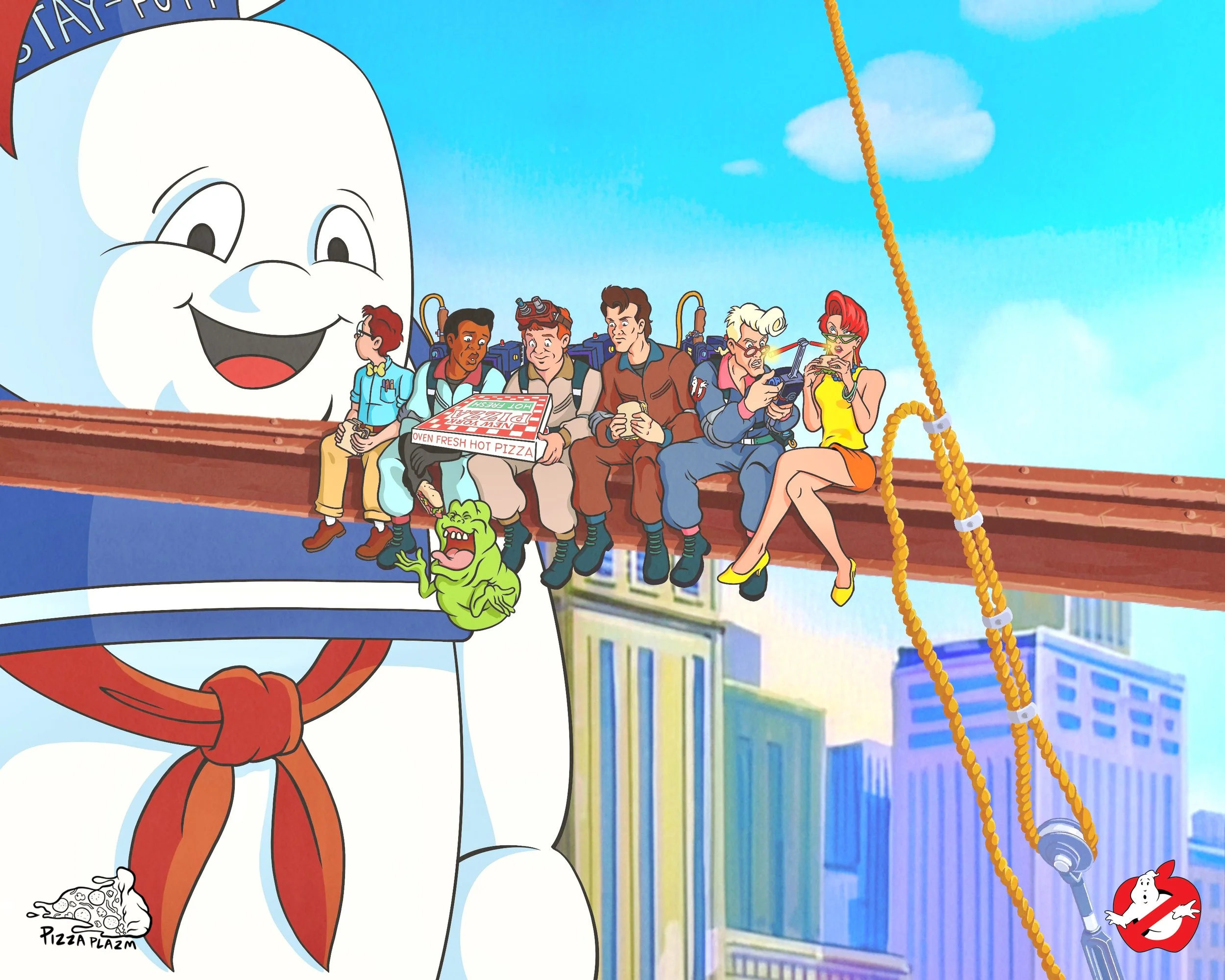 NYC Ghostbusters New York Comic Con 2025 Exclusive Art Print.