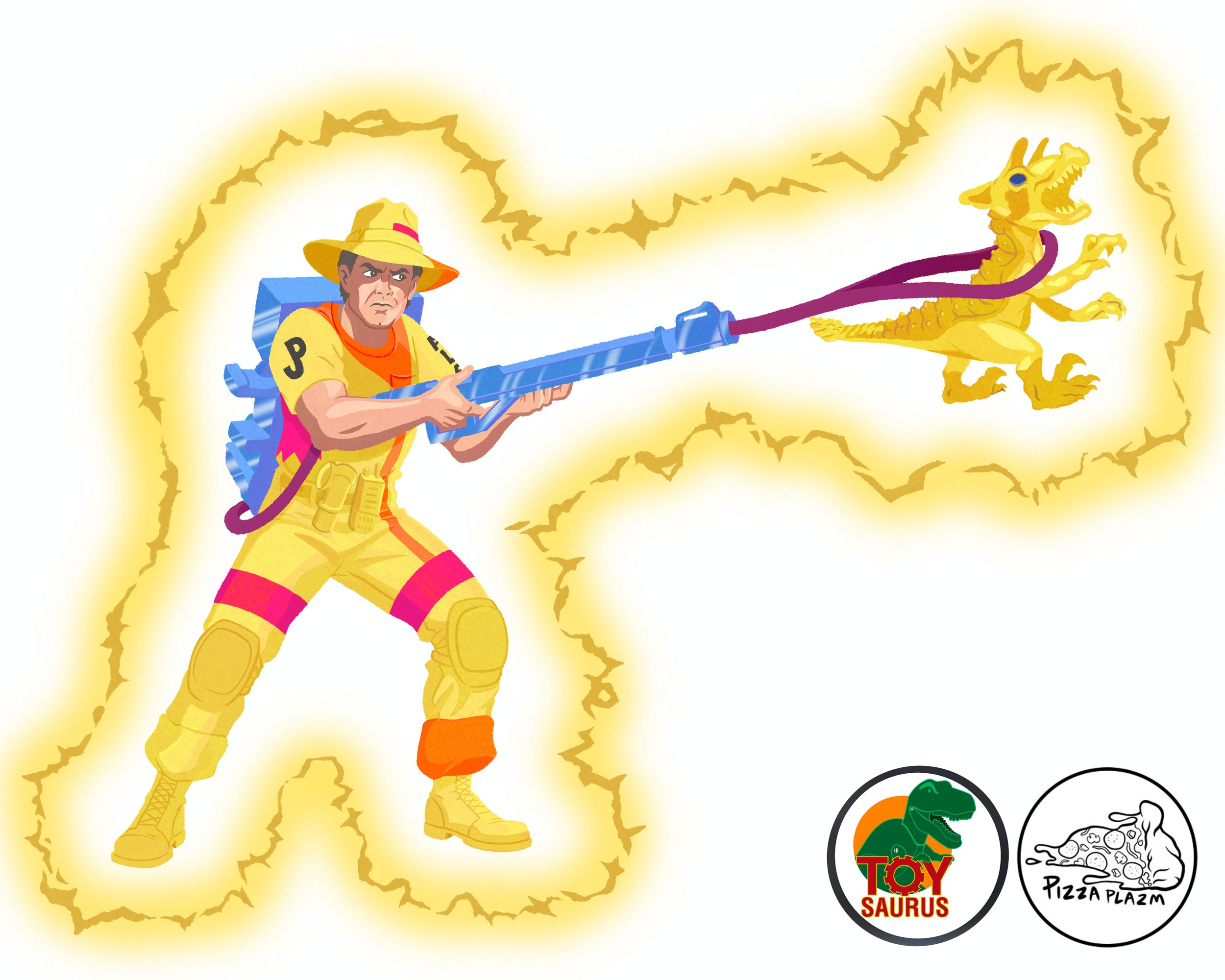 Ecto-Glow Heroes Alan Grant (with Ultimasaurus ghost)