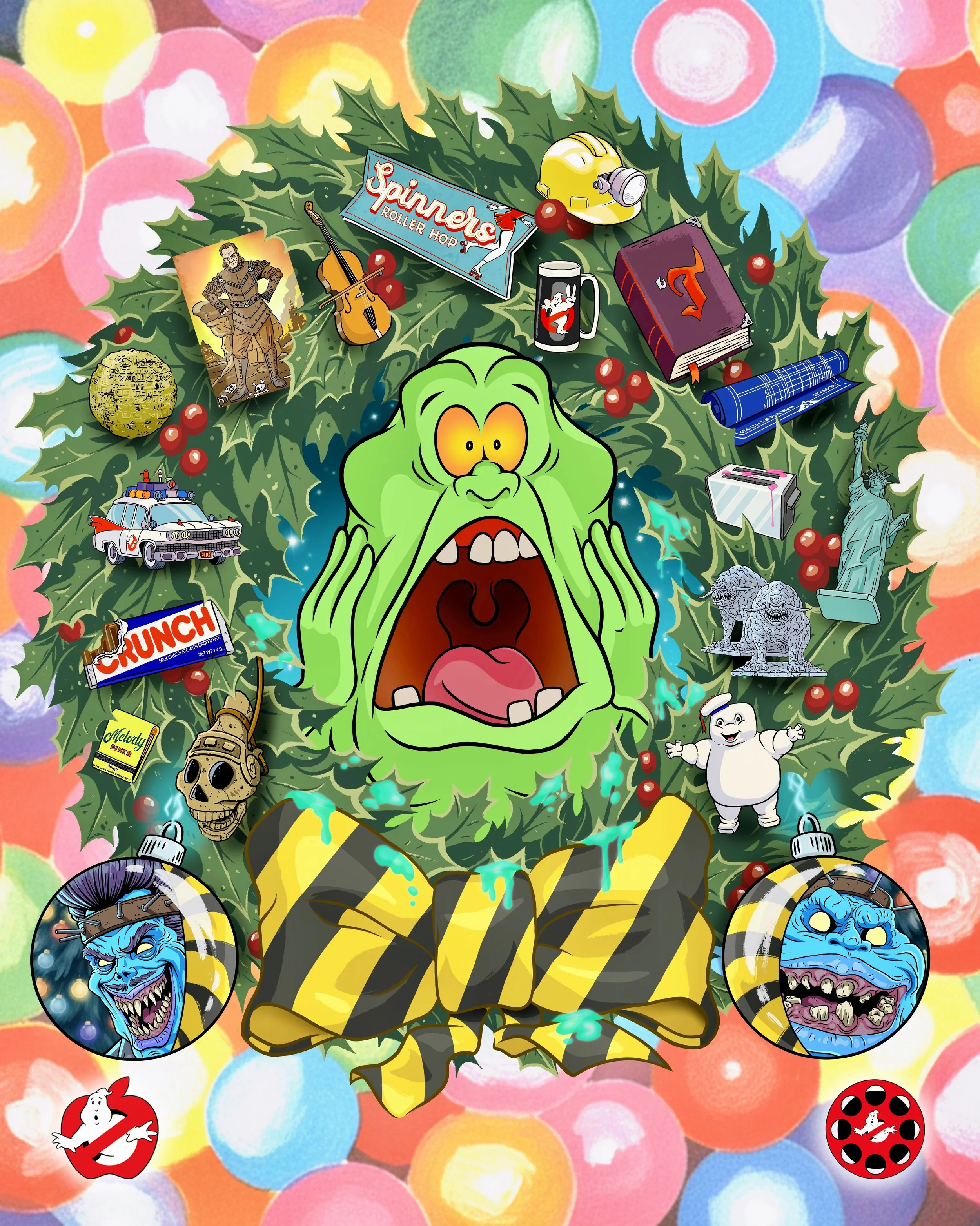 NYC Ghostbusters 2025 Holiday Print