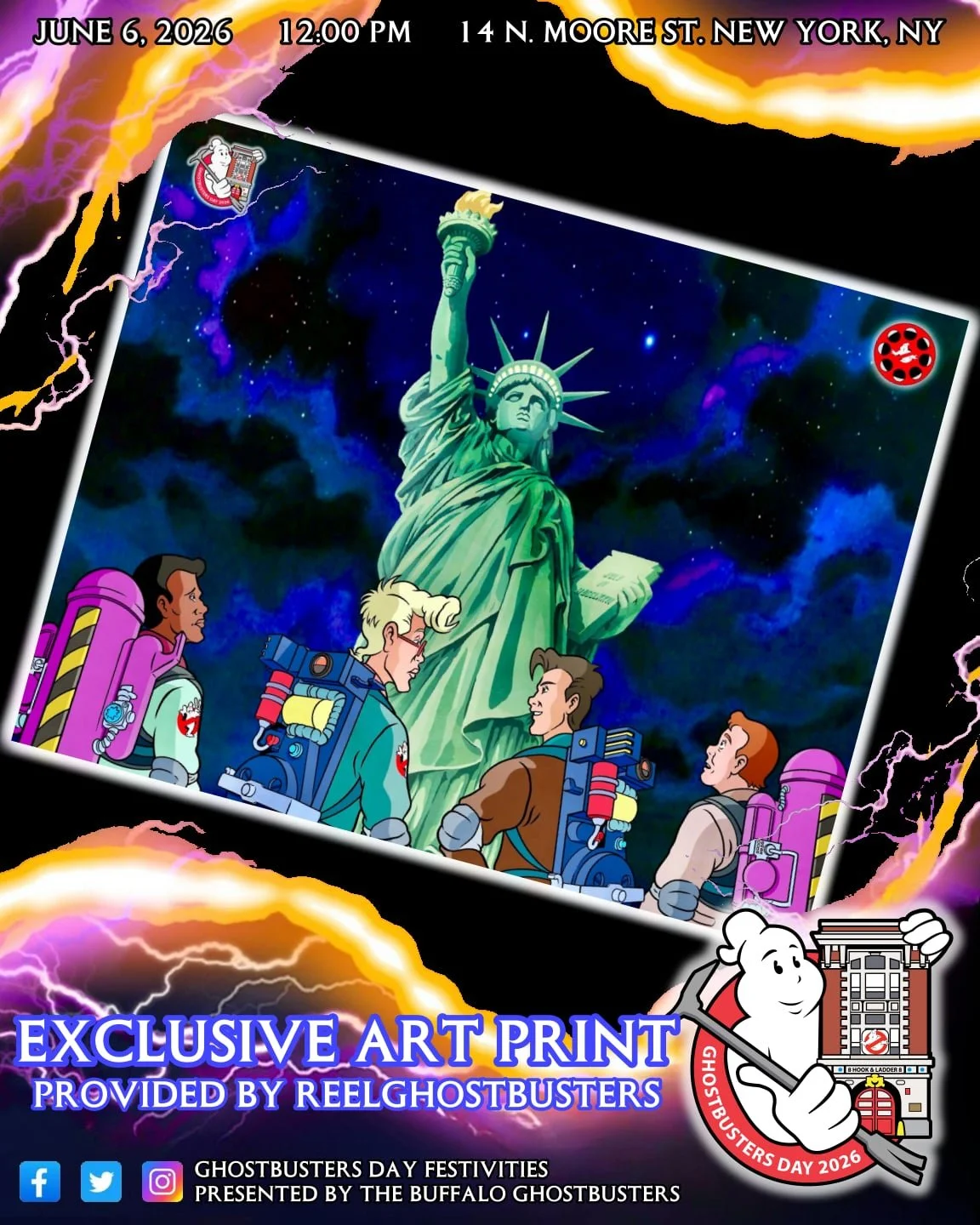 Official Ghostbusters Day 2026 NYC Event Art Print