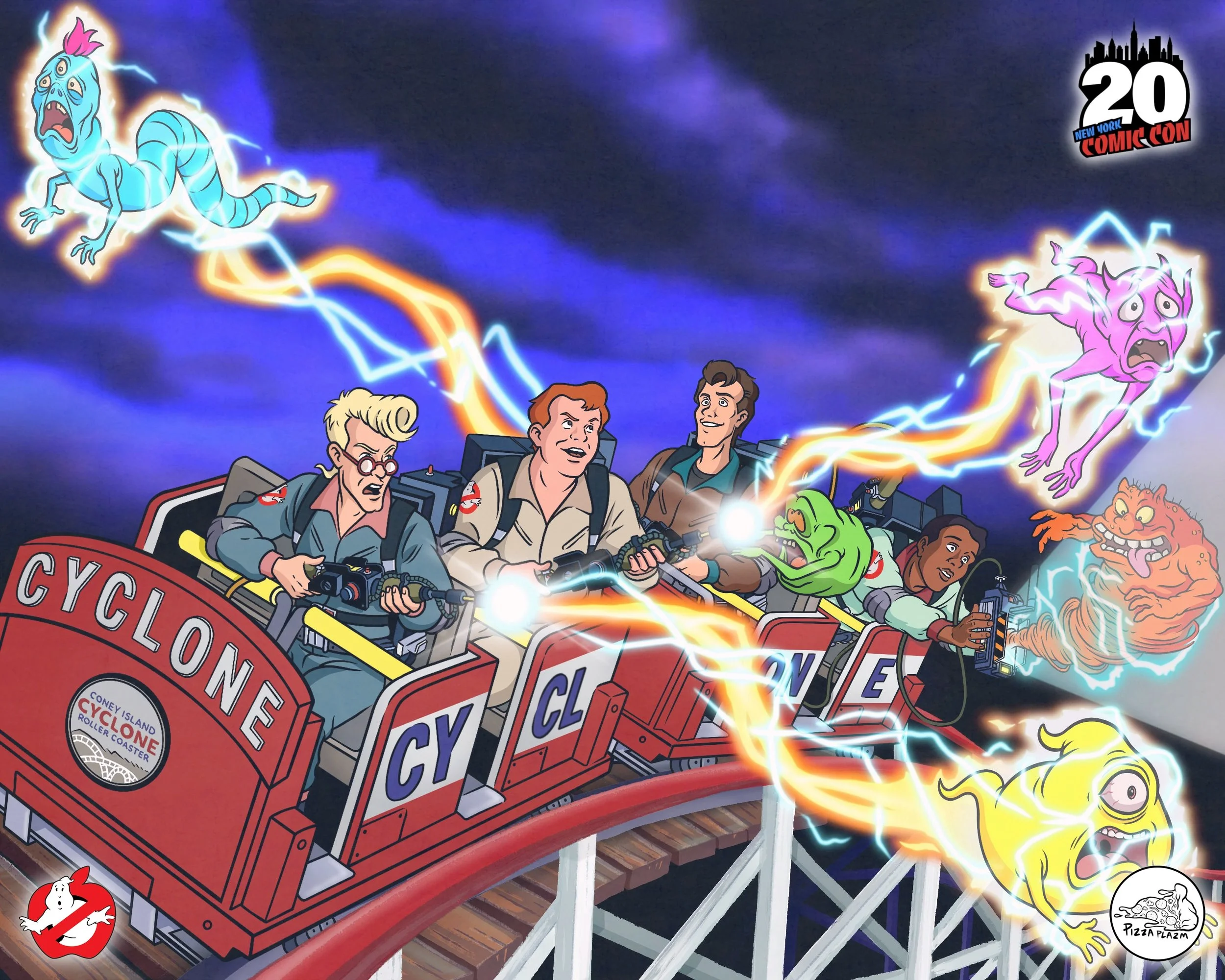 NYC Ghostbusters New York Comic Con 2026 Exclusive Art Print.