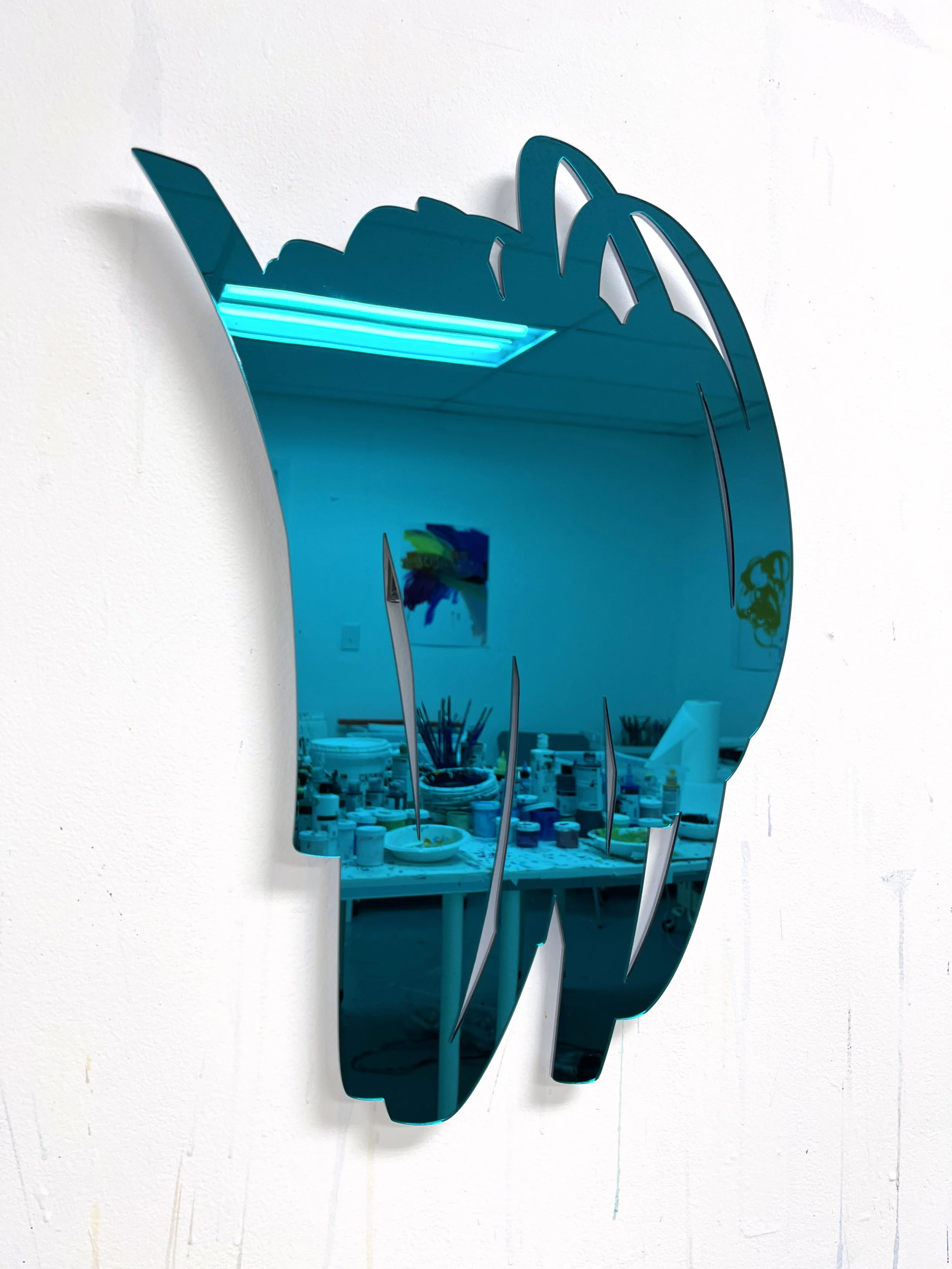 Coleman_Ryan_VerticalScribbleMirror-Teal_Lasercutacrylic_48x32_2021.jpeg