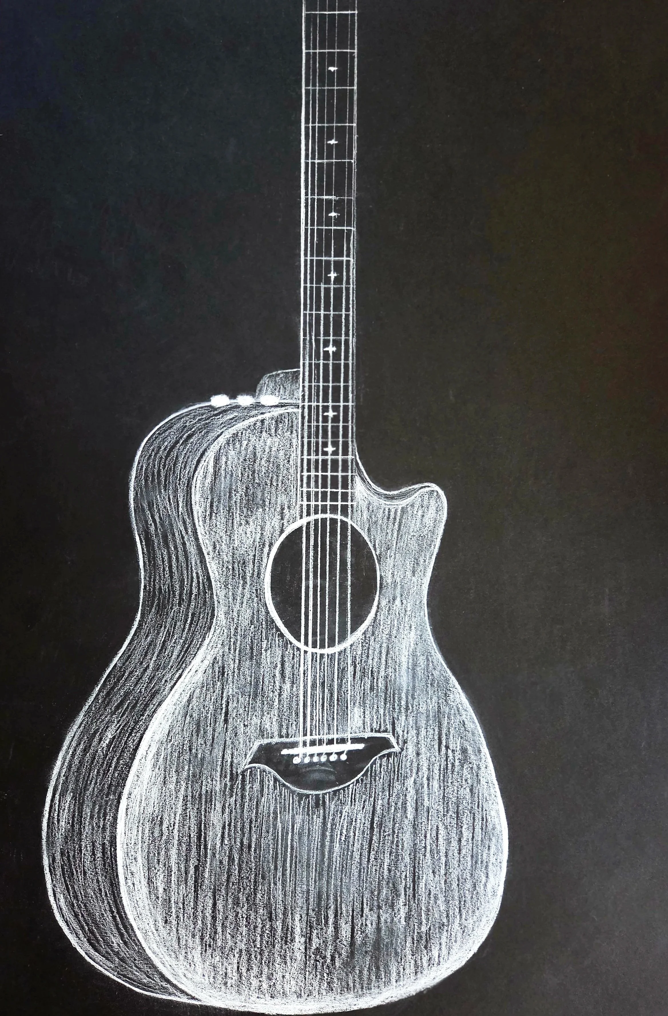 Black Out 17 x 25" Charcoal on Paper 2026 $275