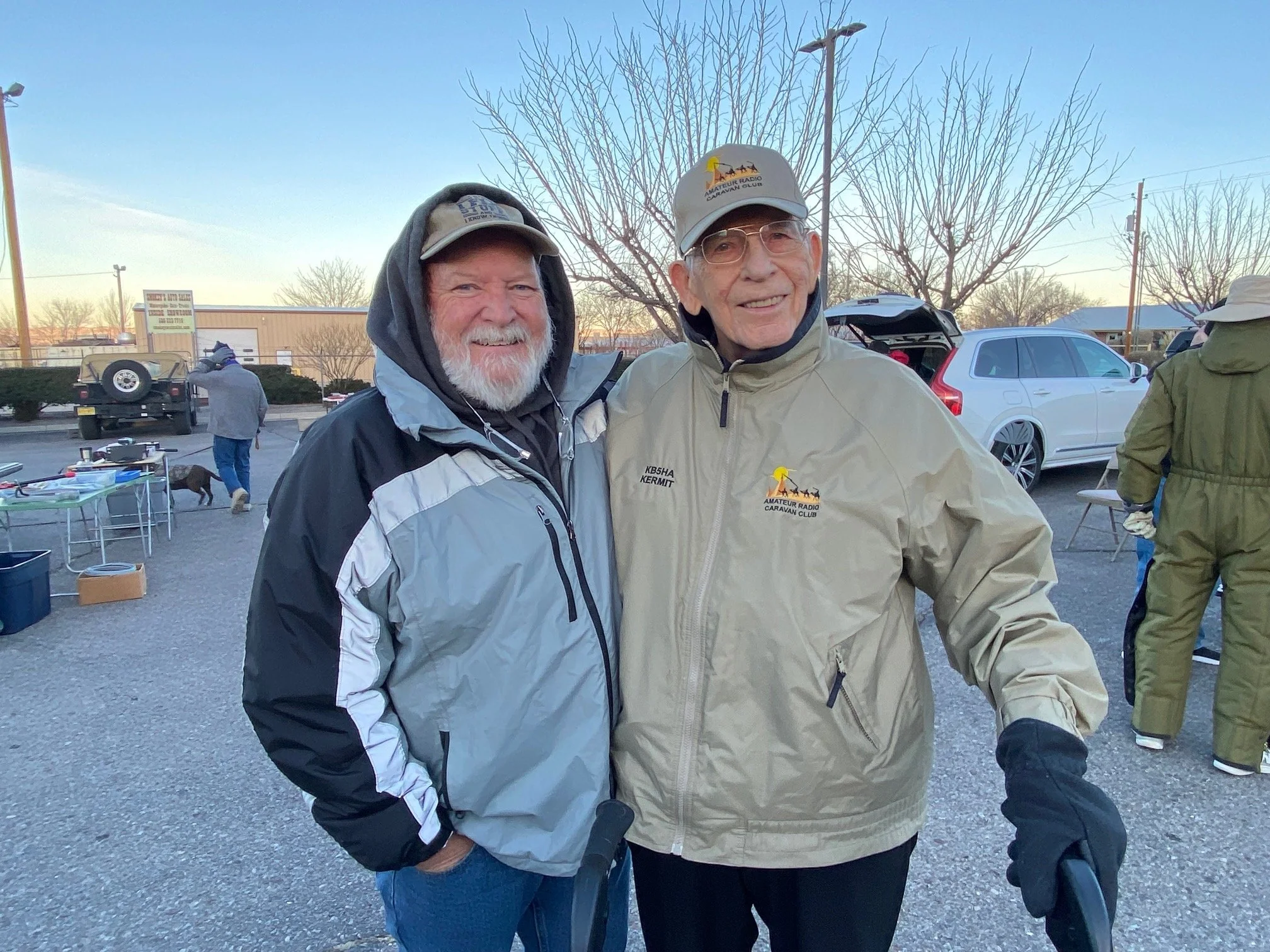 Tom KD5YUR &amp; his dad Kermit Goettsche KB5HA