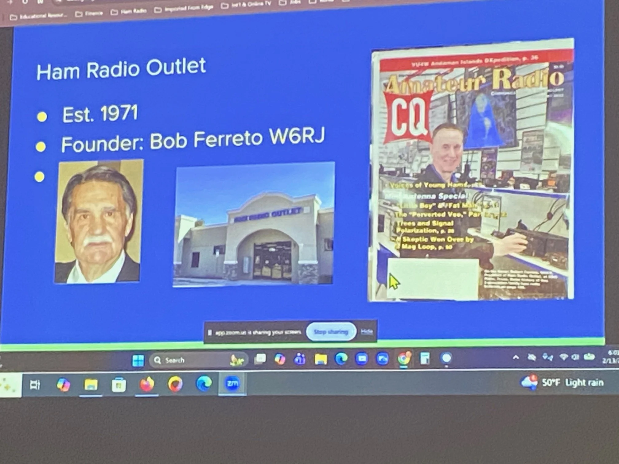 Founder of Ham Radio Outlet stores in 1971.