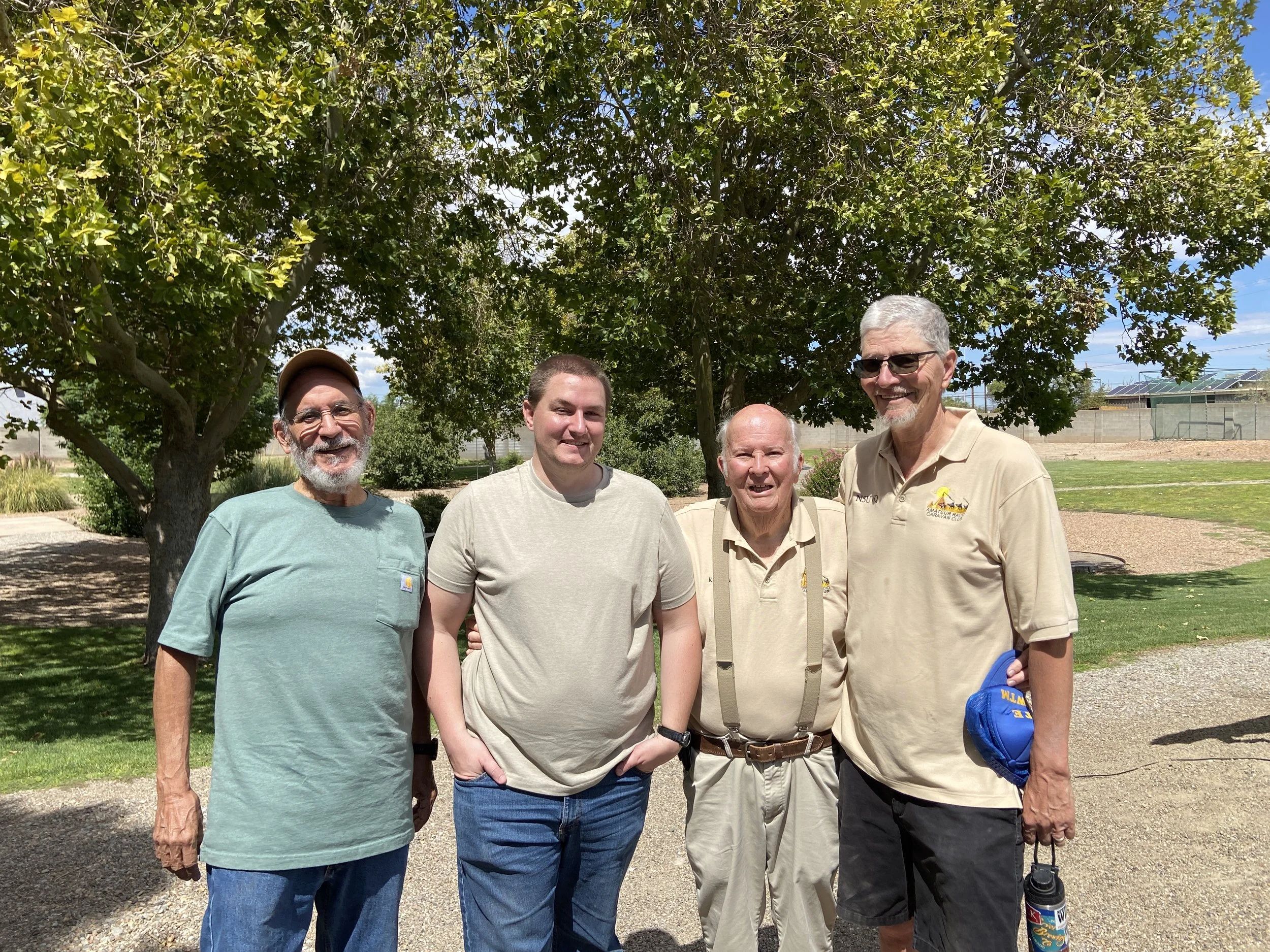 Bob N5JH, Mathias N0WBG, Pete KE5WTM &amp; John N5UVQ