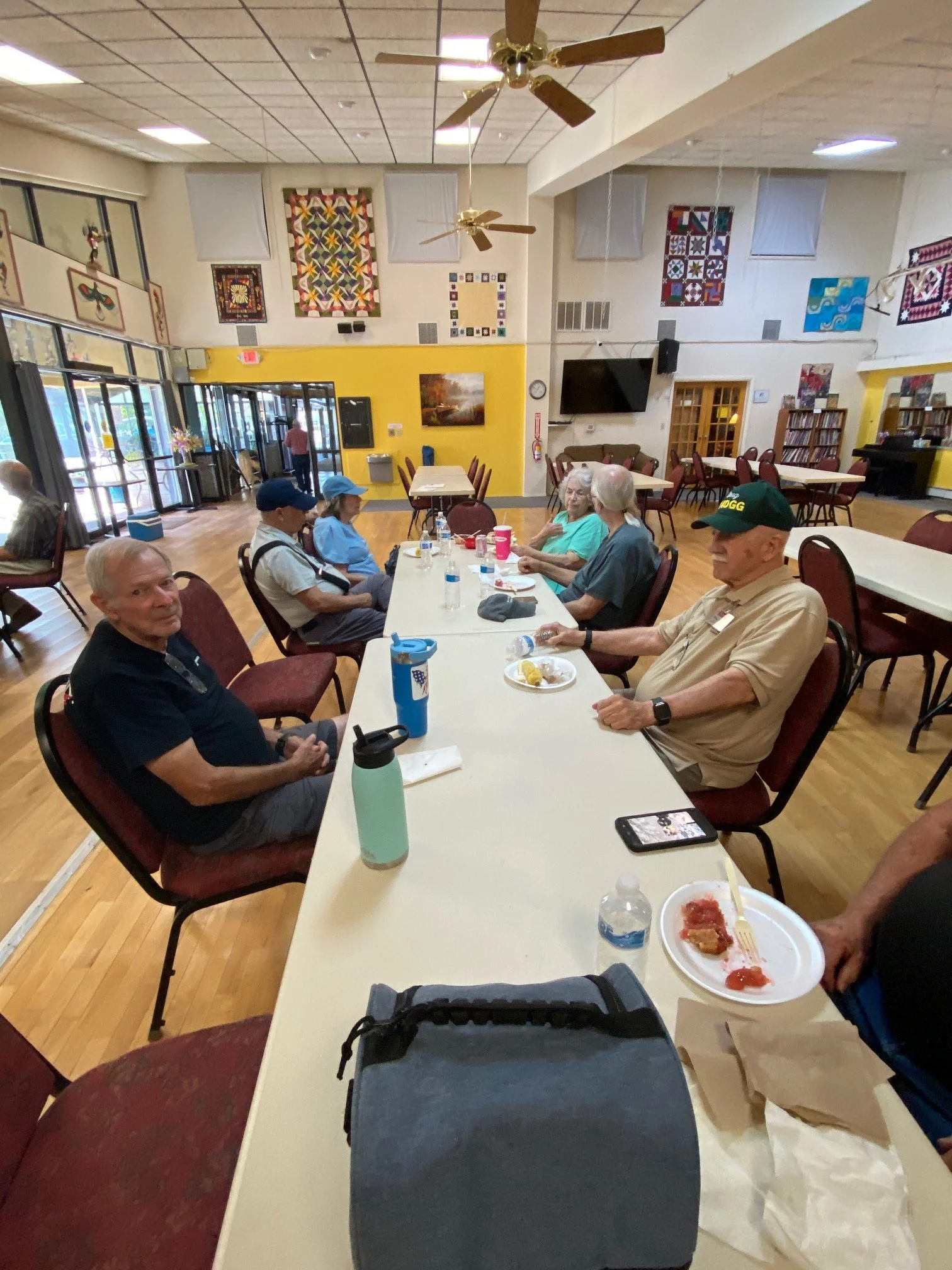 Five more diners after dinner