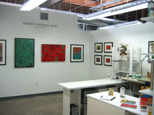 My studio at Golden Belt in downtown Durham, NC