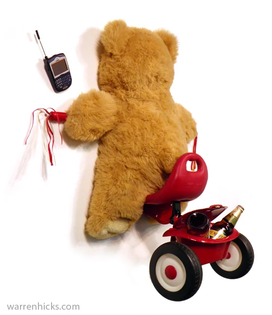 Boozy the Texting Bear