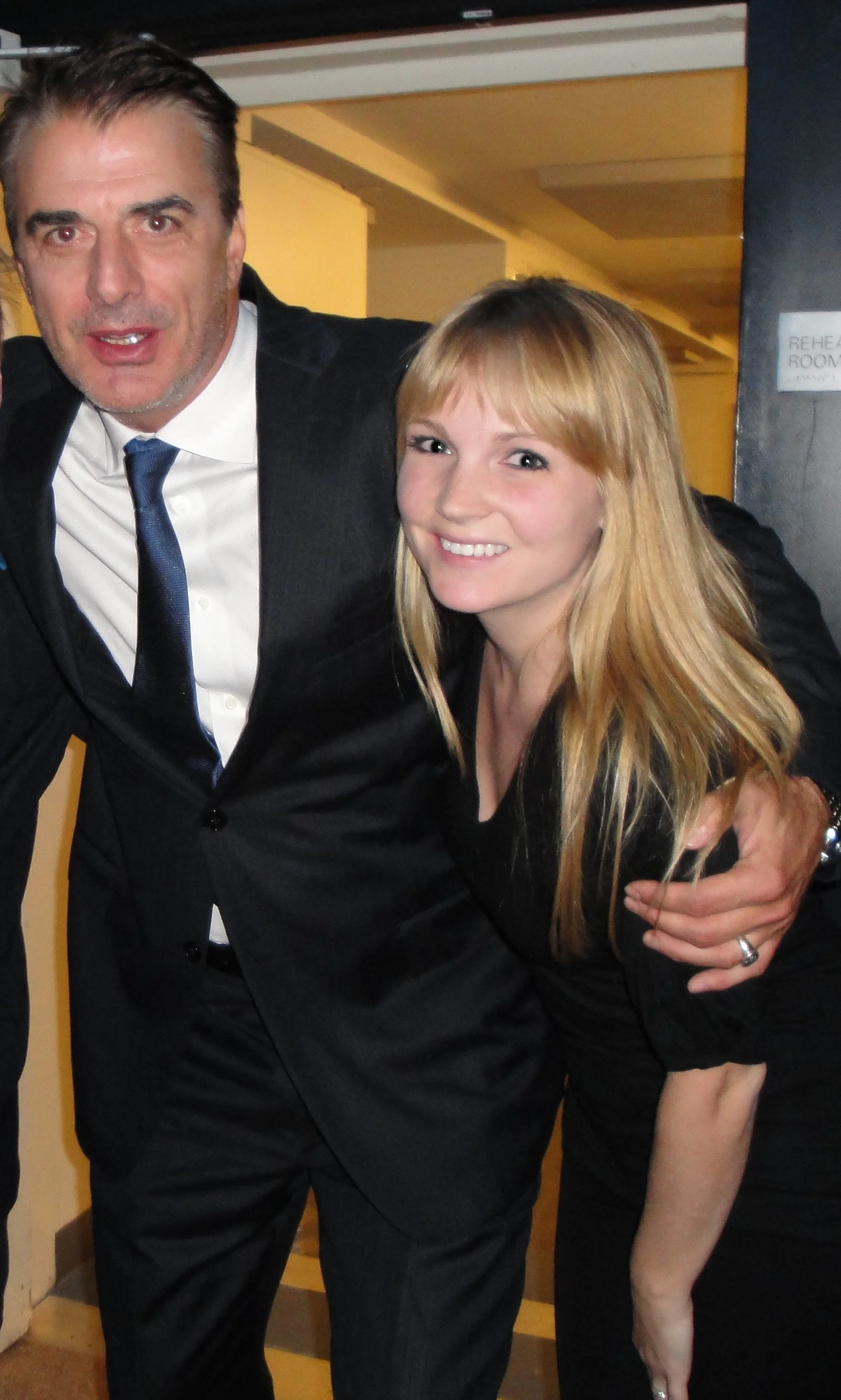  Backstage at Alice Tully Hall after performing Copland's  Lincoln Portrait&nbsp; with Chris Noth&nbsp; 