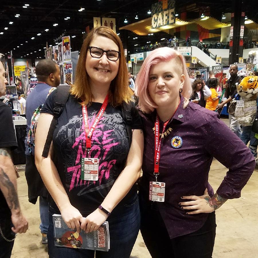With Kate Leth at C2E2