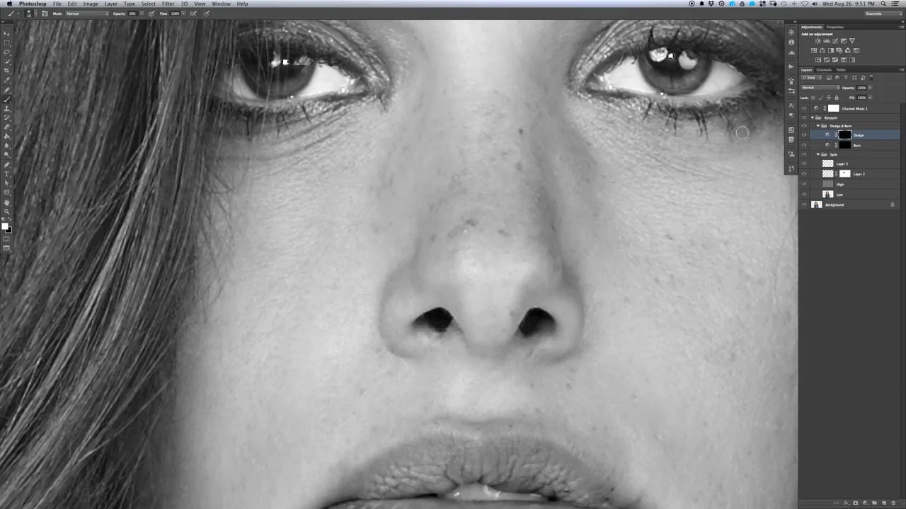 Foundational Skin Retouching