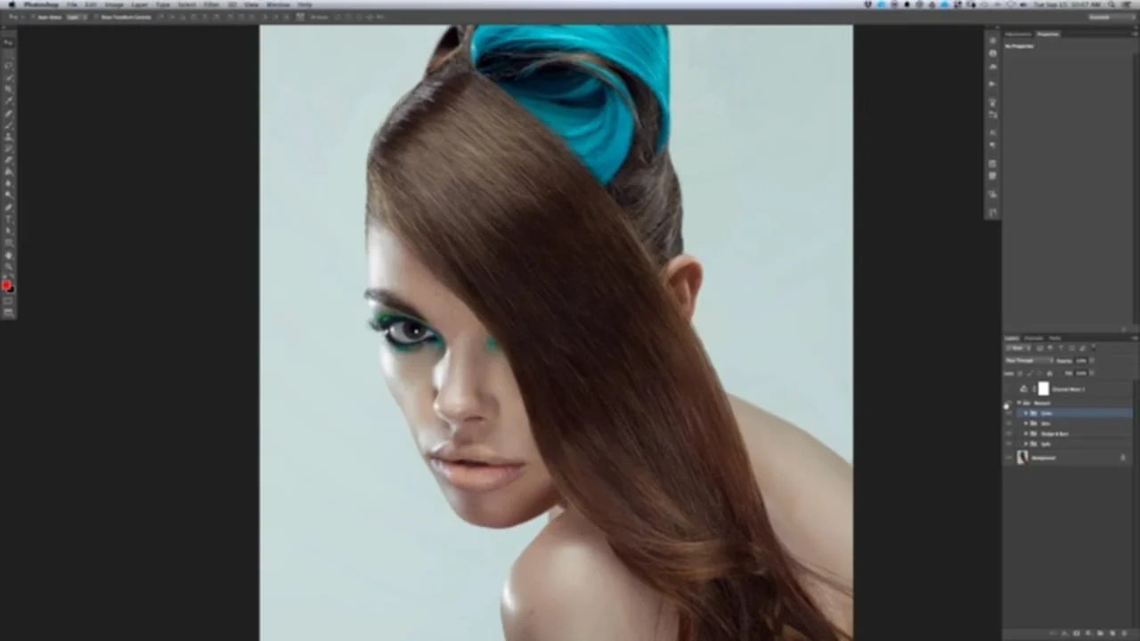 Retouching Basics Ep 2 - Hair