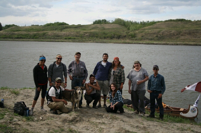 Bob and family with the PACT crew