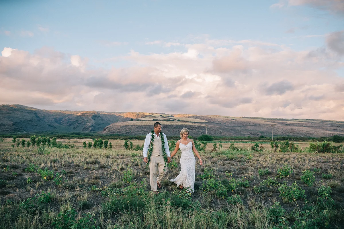 Lana & Reynold, Kekaha wedding