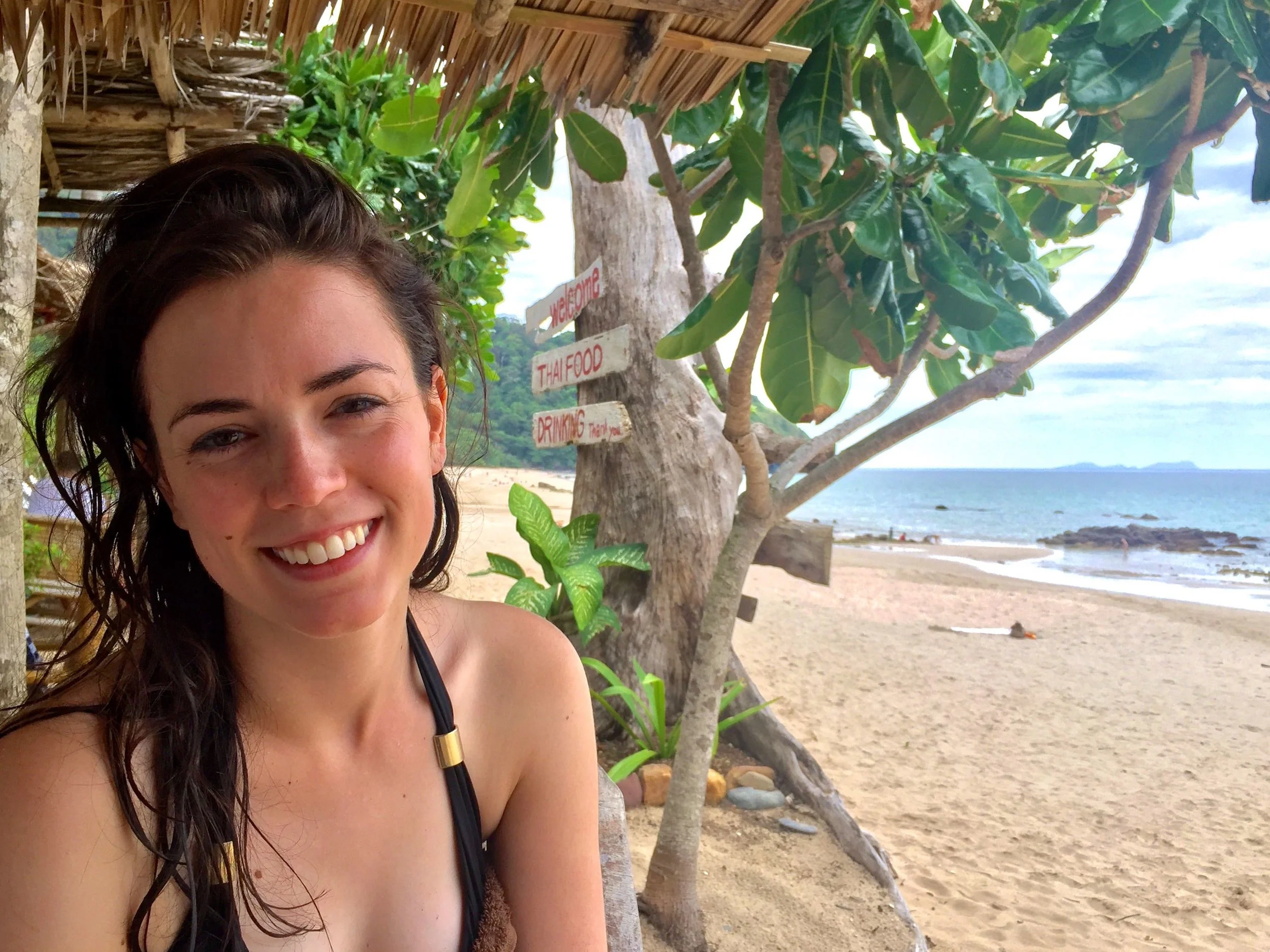 Feeling lucky in Koh Lanta, Thailand.