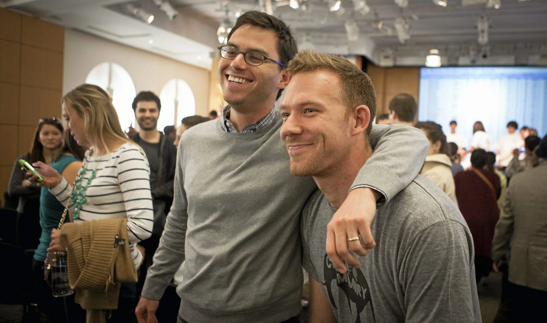 With Josh Foer, Author of "Moonwalking With Einstein", 2012