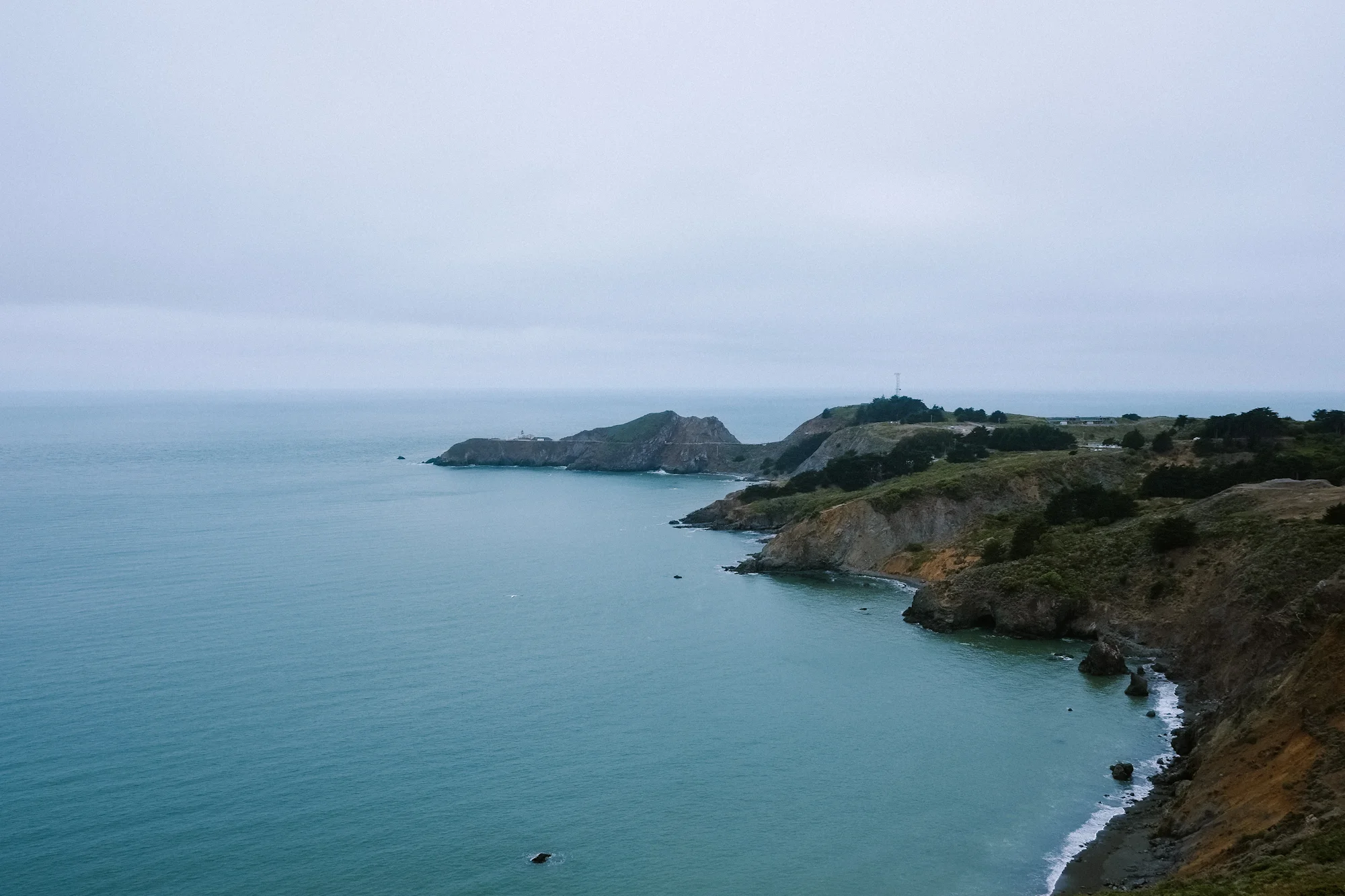 Point Bonita Lighthouse (way out there on the tip)