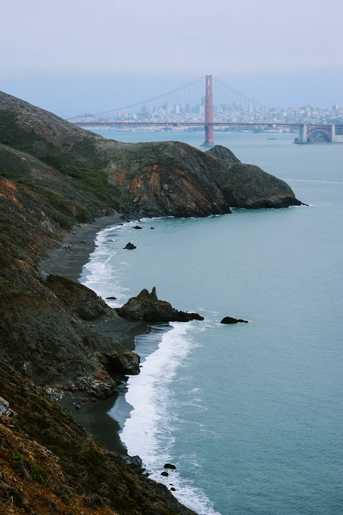 San Francisco from Bonita Cove Bunker