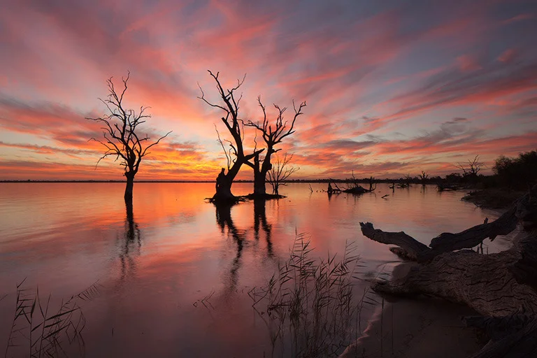 "Lake Bonney Sunset" by Aldo Trissi