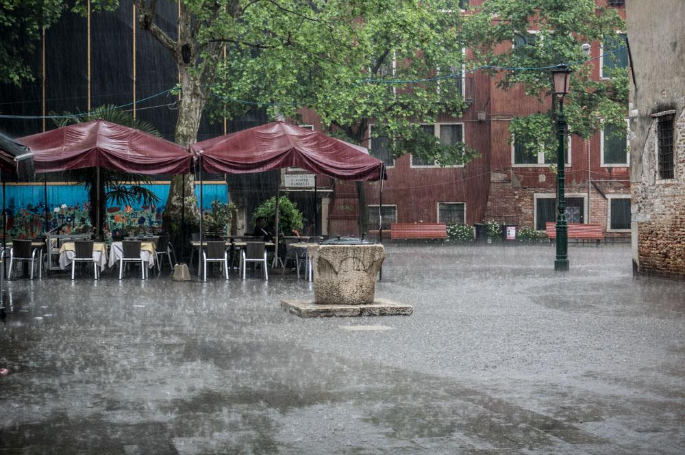 Spring weather in Venice - possible thunderstorms
