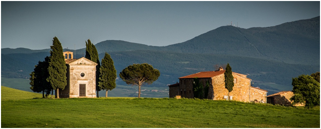 Capella di Vitele, Val d'Orcia