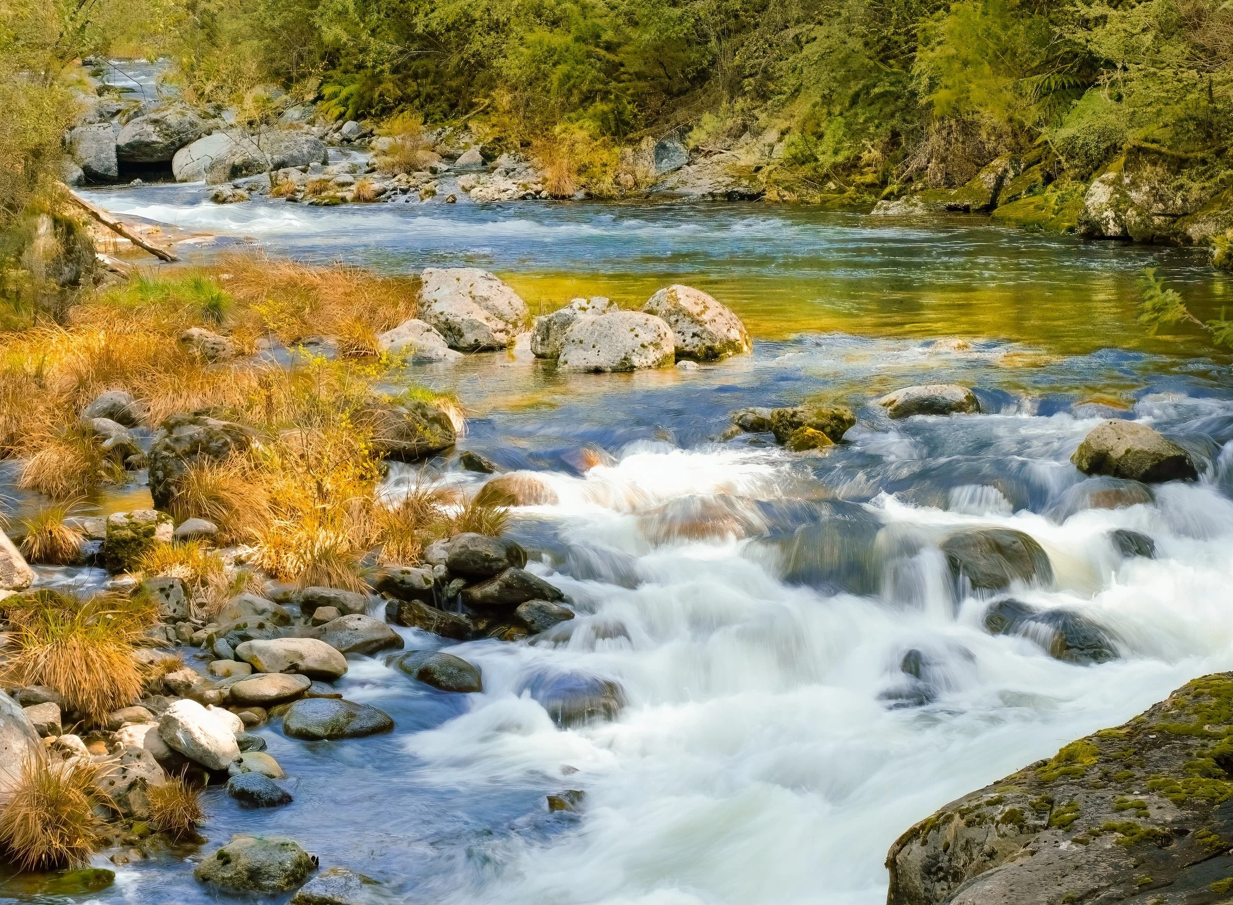 19 Geraldine Hough Mountain Creek 10 Landscape - Seascape Print.jpg