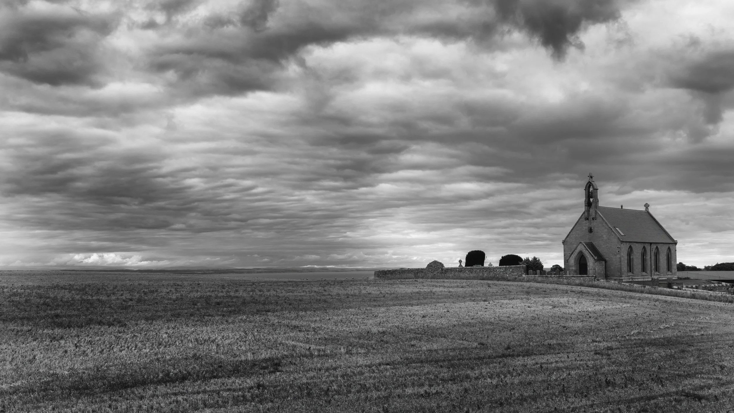 24 David Munro, EFIAP FAPS The Church at Boarhills 08 Monochrome Print.jpg