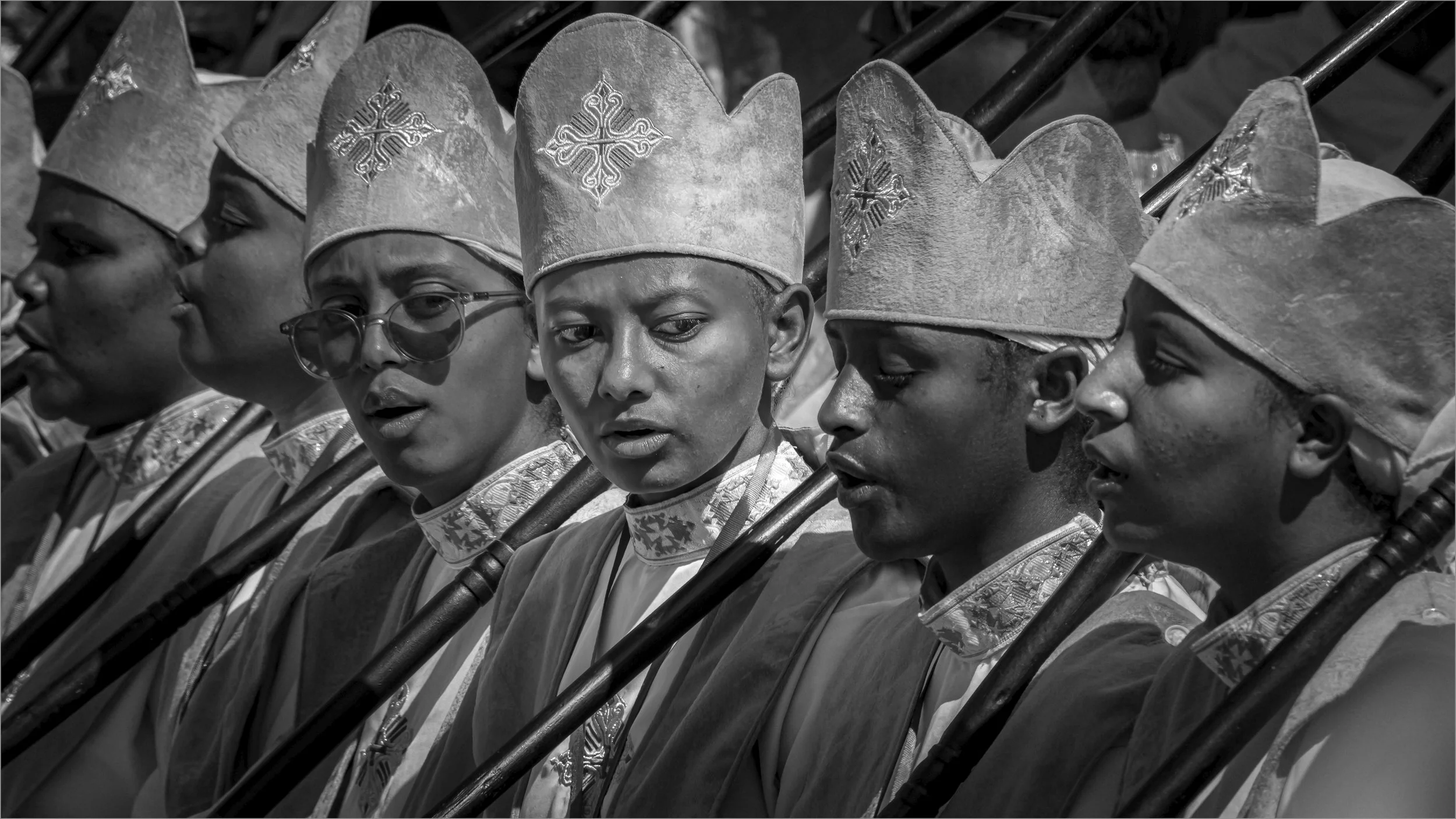 27 Philip Hardy, AAPS Coptic Choristers 08 Monochrome Print.jpg