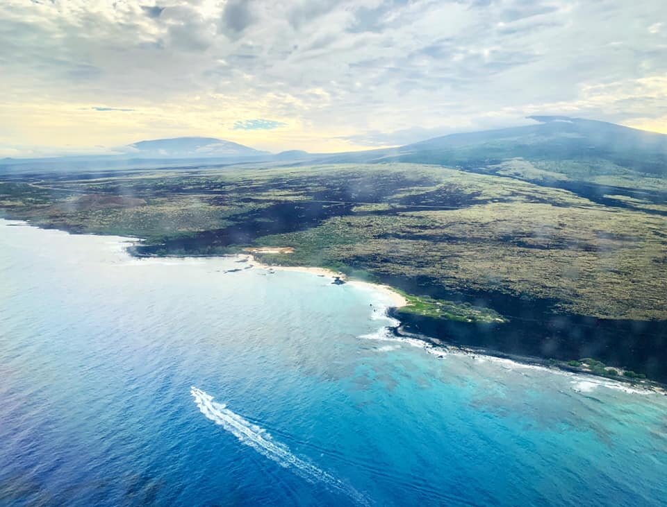  Current view; Makalewena, West Hawaii coastline. 