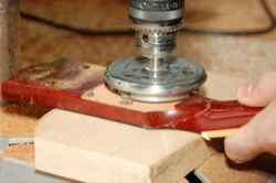 Backstrap peghead repair