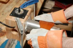 Bending wood for broken guitar neck repair
