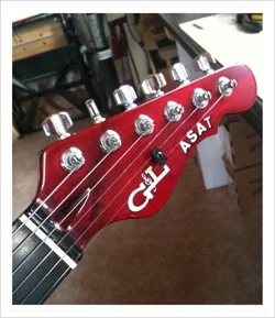 Electric guitar neck repair