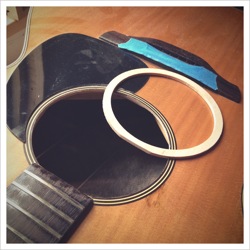 soundhole repair acoustic guitar