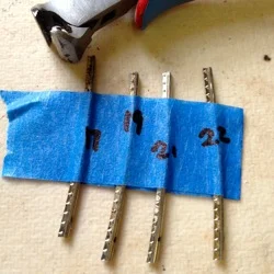 les paul heel repair frets