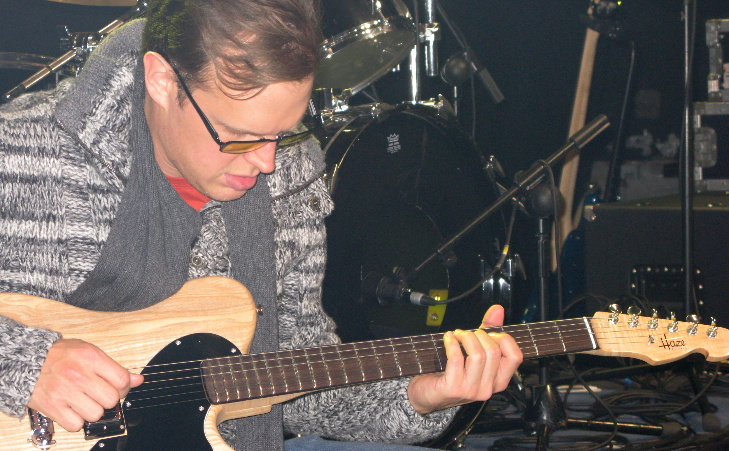 Joe Bonamassa and his Haze Blue Collar