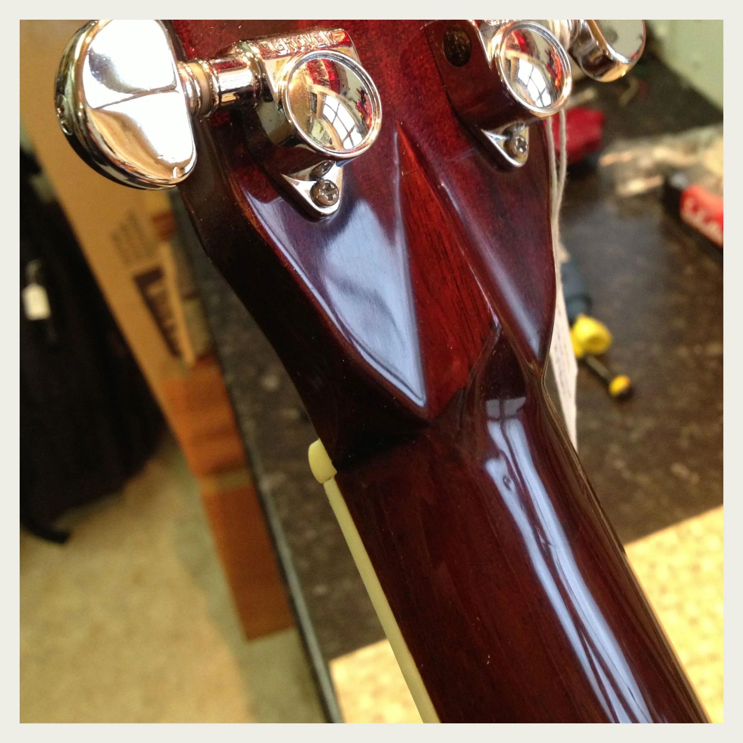 Headstock Repairs More on Reinforcement — Haze Guitars