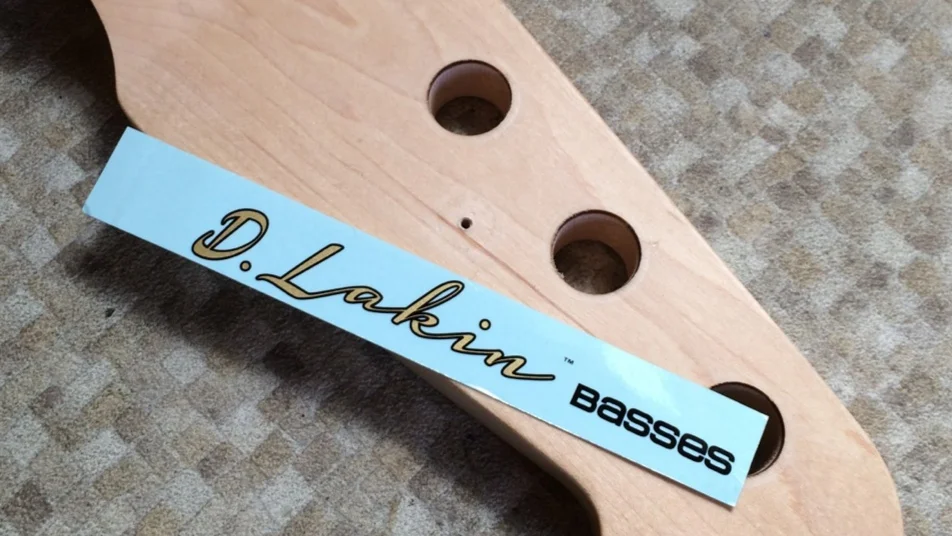 Headstock Decal