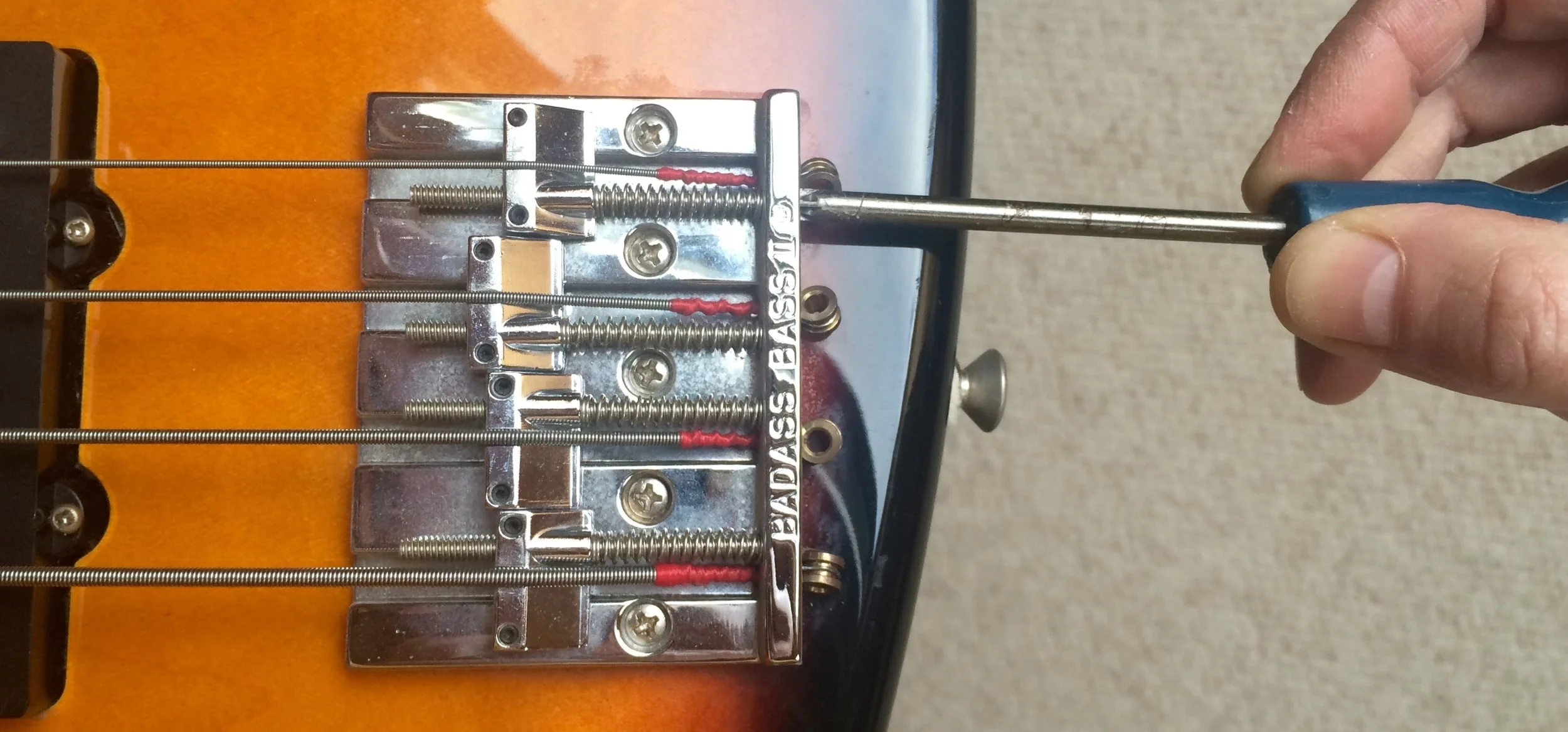 Setting Intonation on a Bass