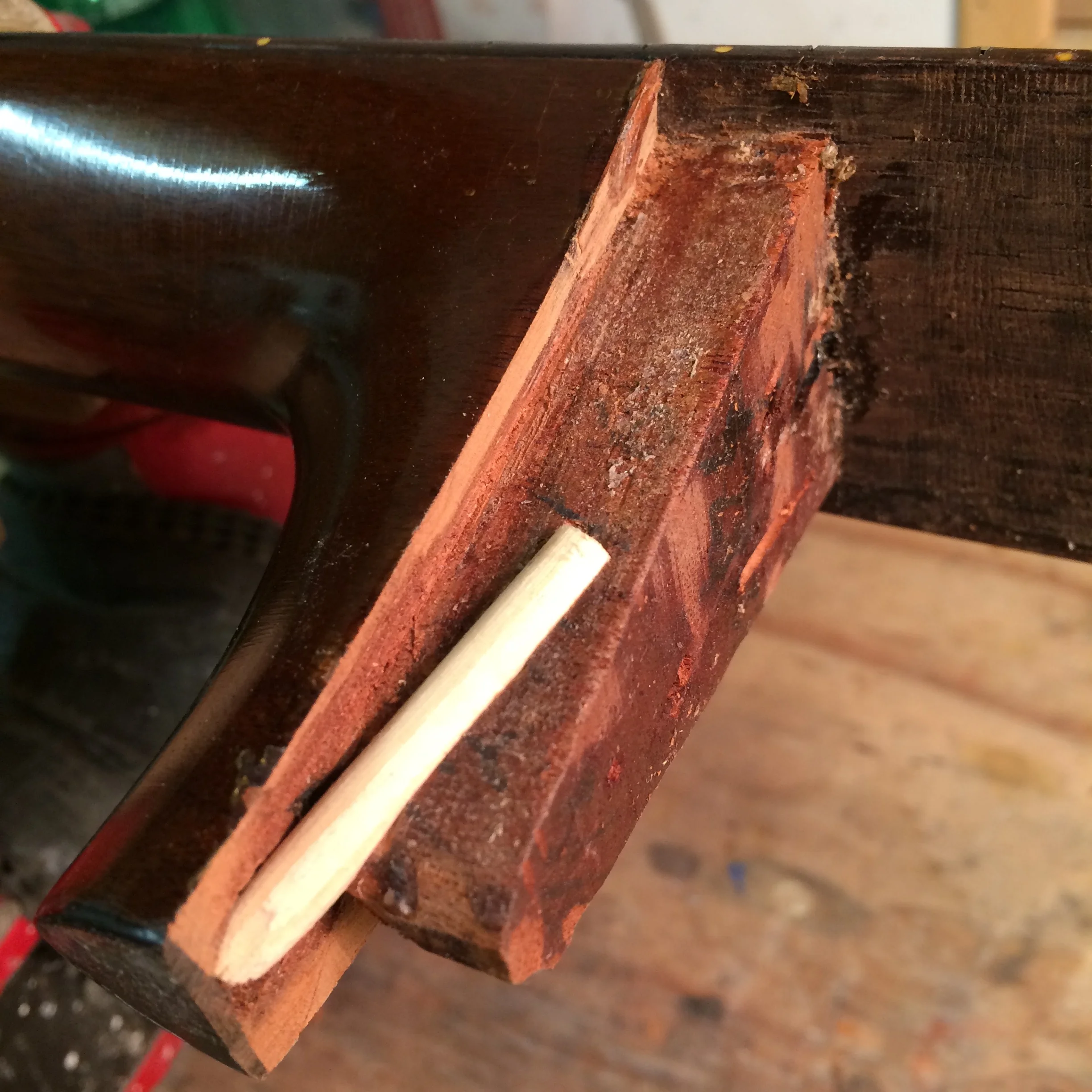 Martin Guitar Surprise Dovetail Repair — Haze Guitars