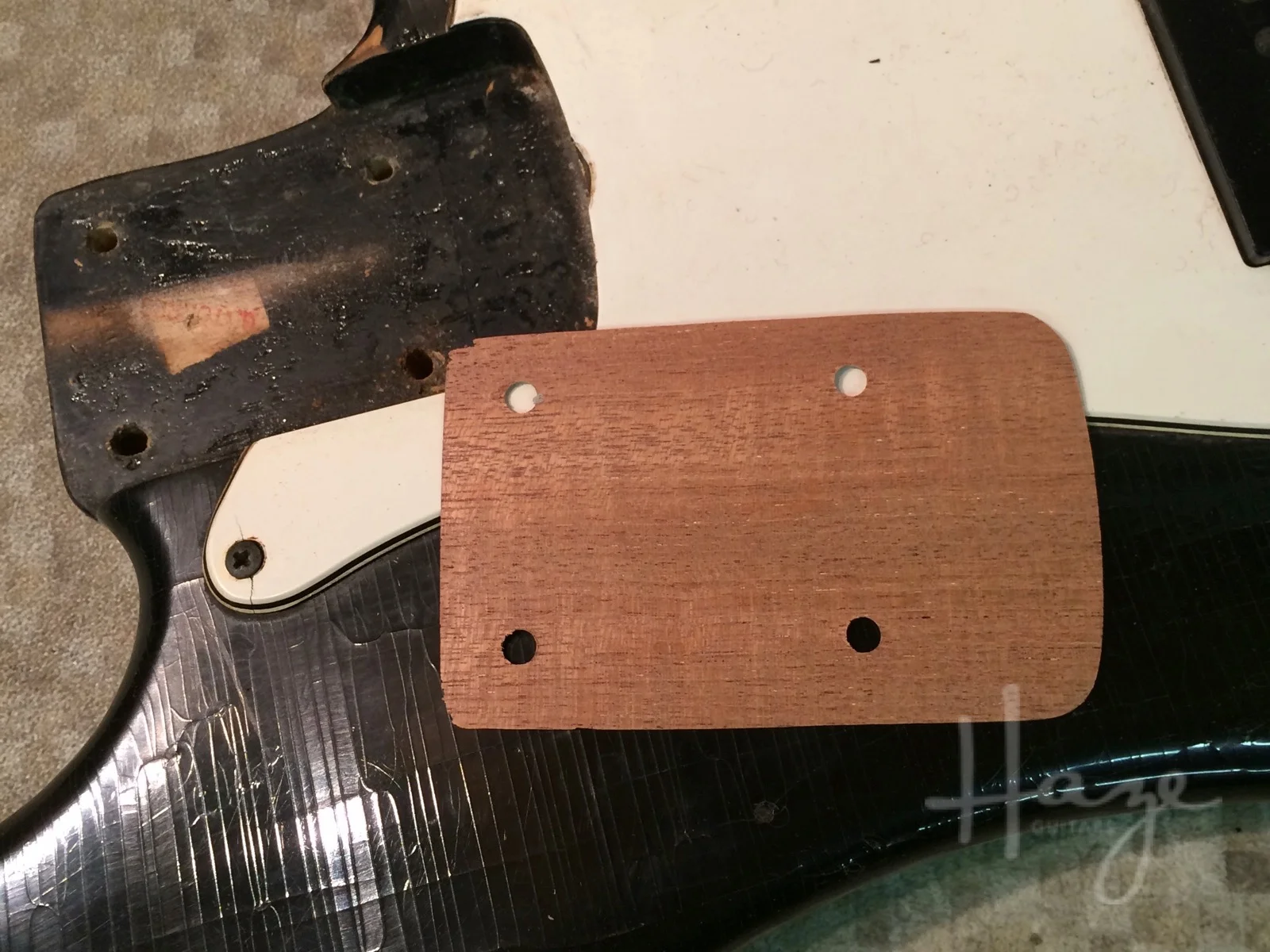 The Perils of Bad Neck Shims — Haze Guitars