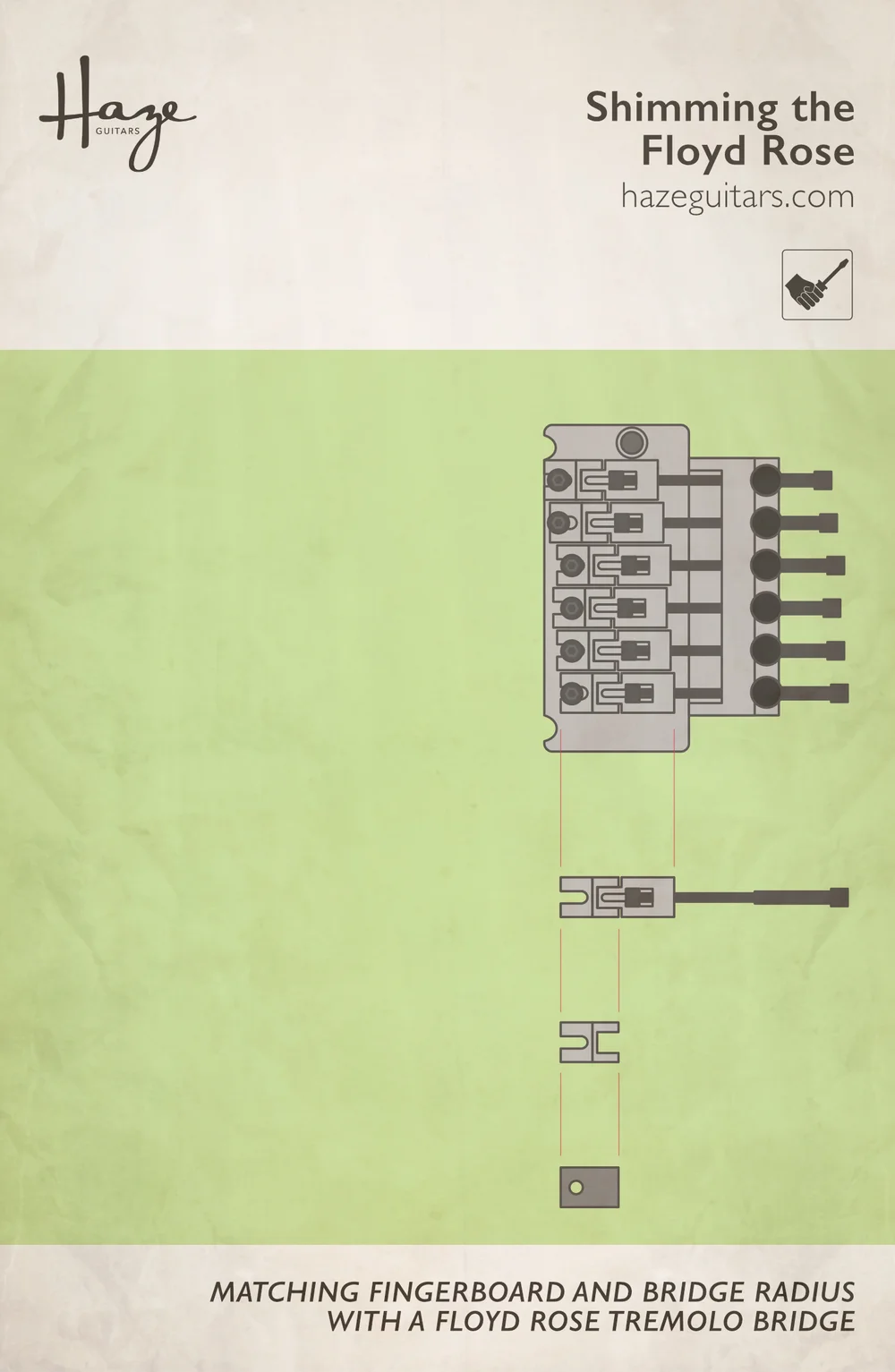 Setting Saddle Radius on the Floyd Rose — Haze Guitars