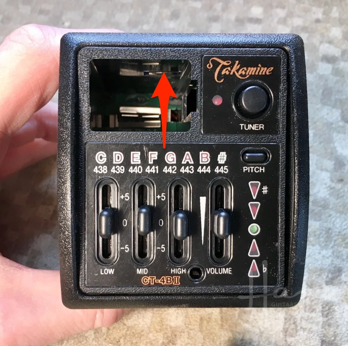 How to Remove a Takamine Preamp — Haze Guitars