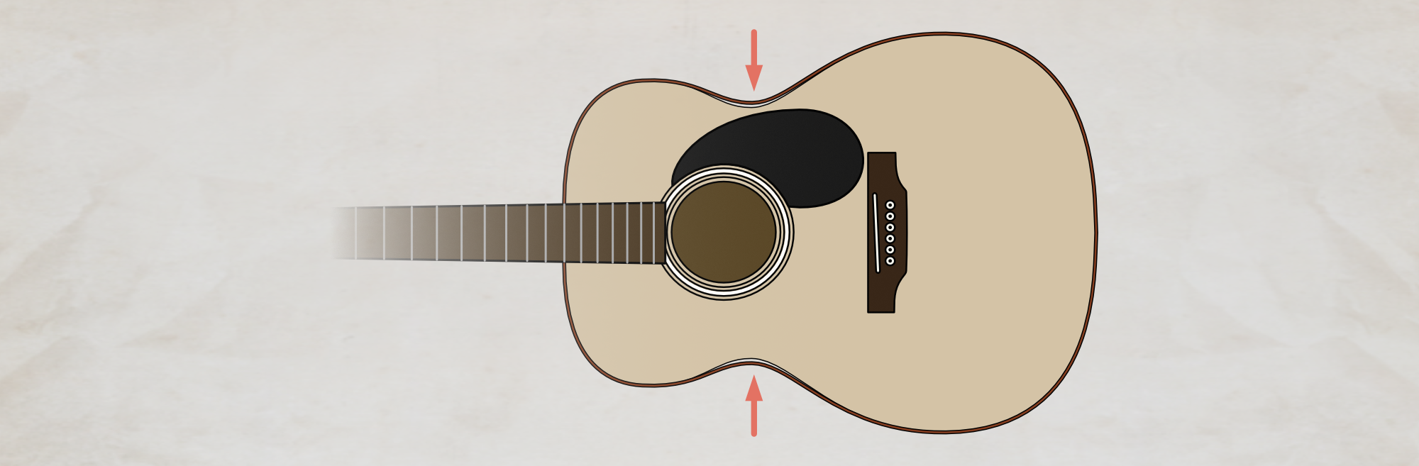 Repairing shrinking waist binding on acoustic guitar