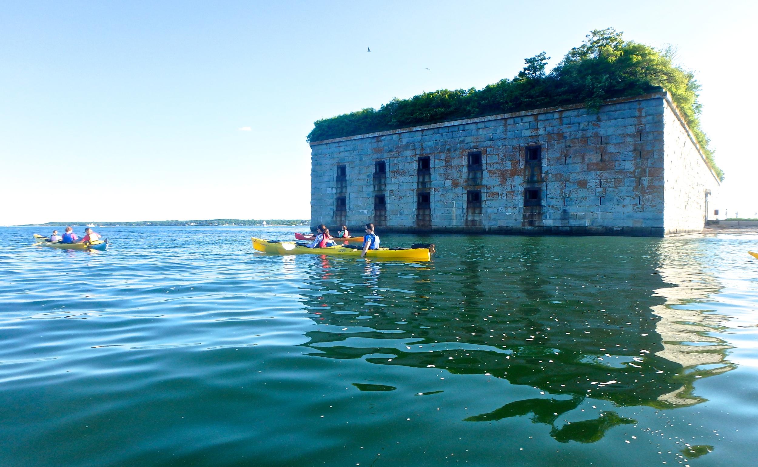 The north wall of Fort Gorges (Photo: Joe Guglielmetti)