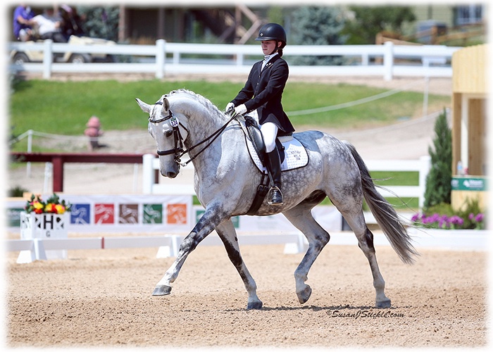 NAJYRC Individual & Freestyle Gold Medalists Jenna Upchurch & Greystoke